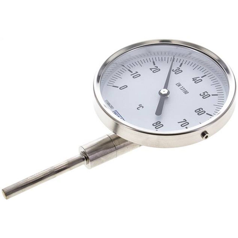 Wika TST 26100100 ES Bimetallthermometer, senkrecht D100/-20 bis +60°C/100mm
