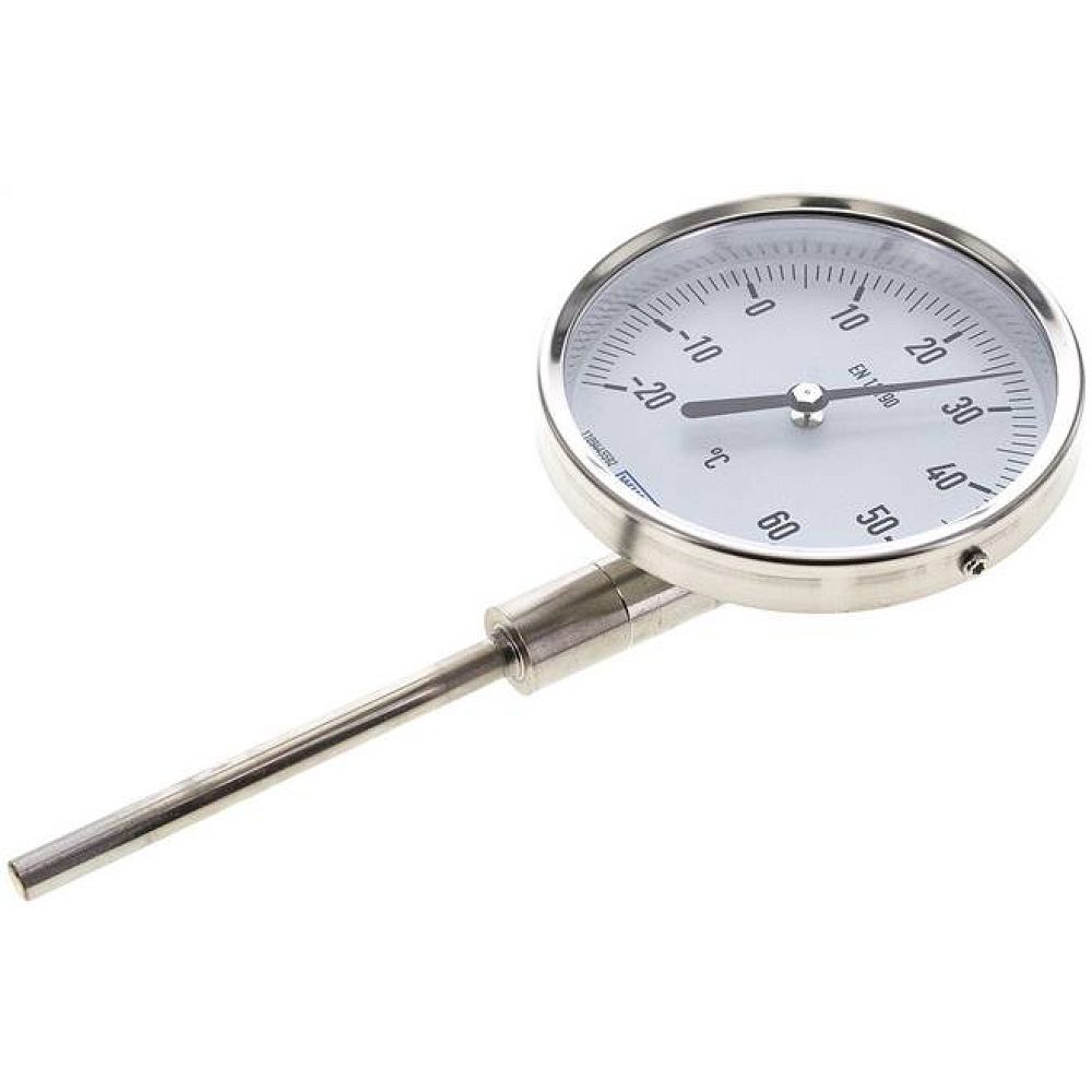Wika TST 80100160 ES Bimetallthermometer, senkrecht D100/0 bis +80°C/160mm
