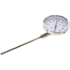 Wika TST 8010063 ES Bimetallthermometer, senkrecht D100/0 bis +80°C/63mm