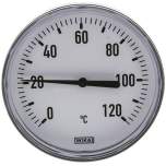 Wika TW 12010060 KU Bimetallthermometer, waagerecht D100/0 bis +120°C/60mm