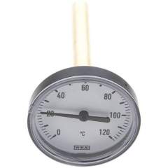 Wika TW 12063100 KU Bimetallthermometer, waagerecht D63/0 bis +120°C/100mm