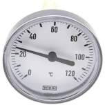 Wika TW 1206360 KU Bimetallthermometer, waagerecht D63/0 bis +120°C/60mm