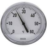 Wika TW 60100100 KU Bimetallthermometer, waagerecht D100/0 bis +60°C/100mm