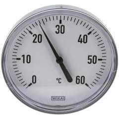 Wika TW 60100100 KU Bimetallthermometer, waagerecht D100/0 bis +60°C/100mm