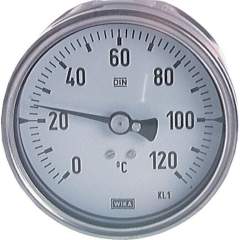 Wika TW 500100200 ES Bimetallthermometer, waagerecht D100/0 bis +500°C/200mm