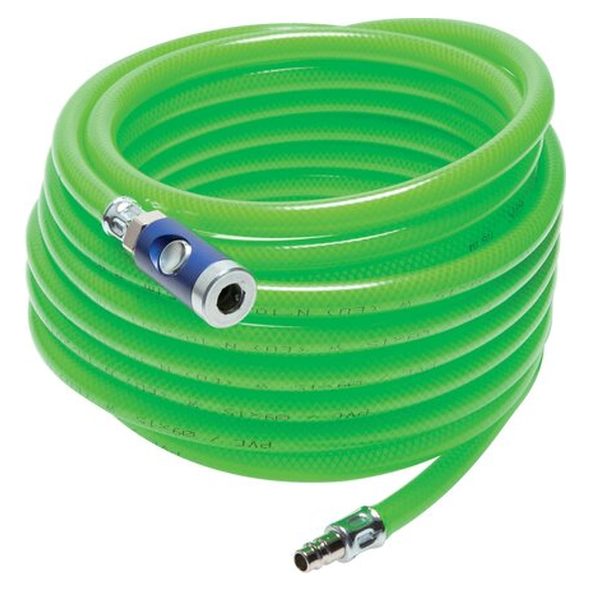 PVC-Gewebeschlauch 9 (3/8")x15mm, 10 m mit Kupplung und Stecker