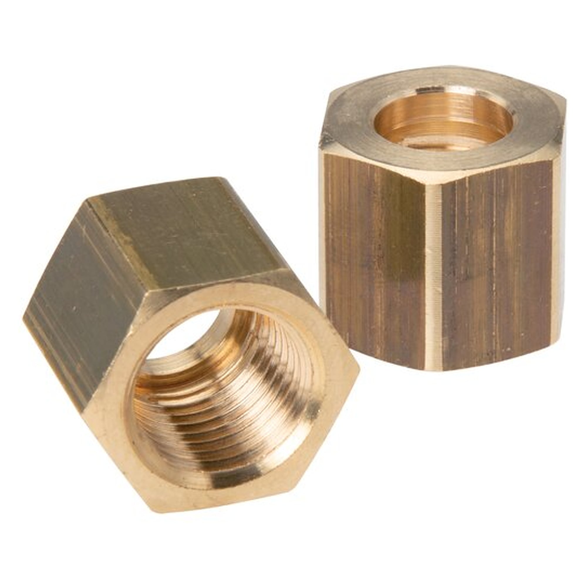 Union nut, thread G 3/8", length 14.5 mm, brass, width across flats 19 mm