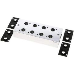 E.MC V 32-4. Mehrfachanschlussplatte (4-fach) für 3/2-Wege Ventile