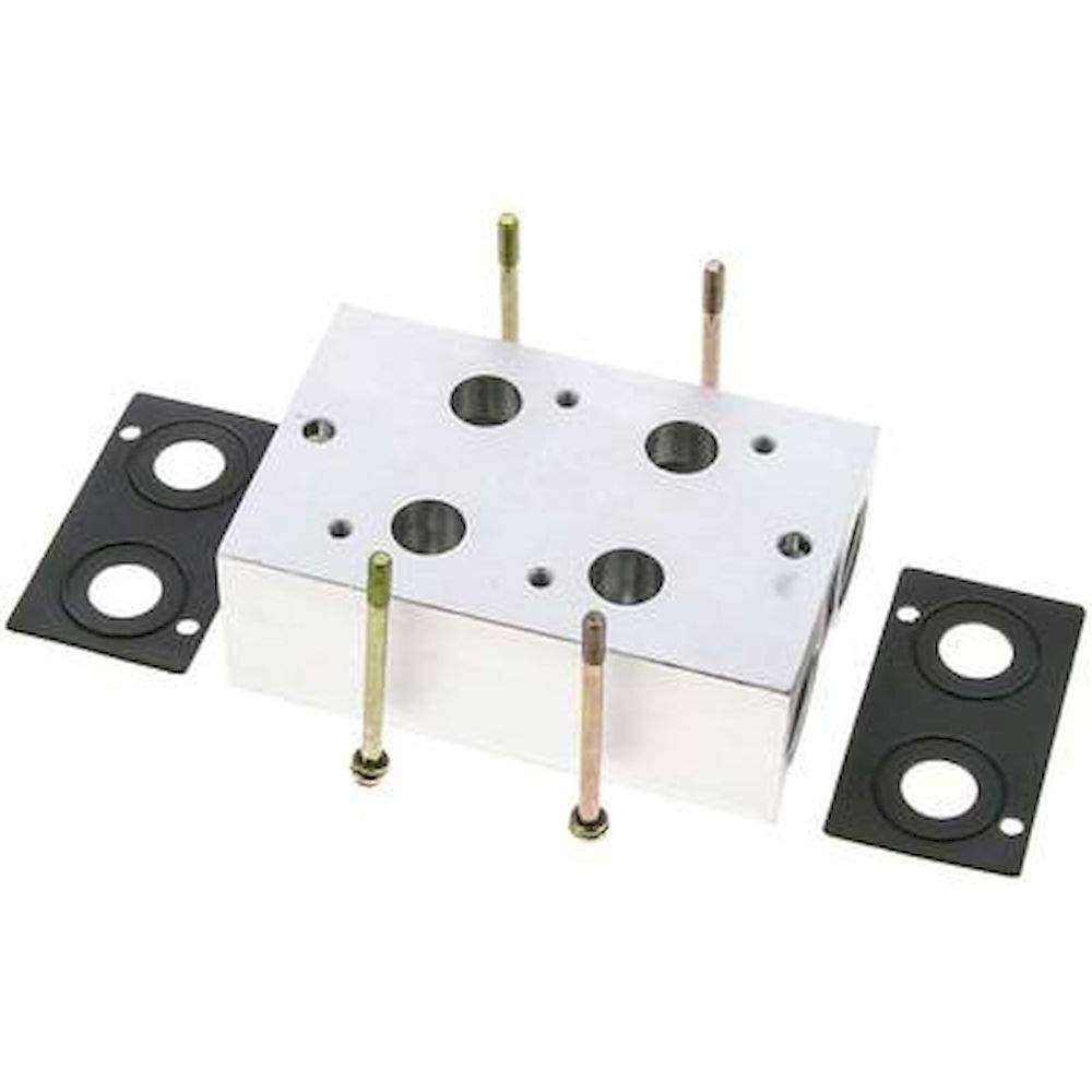 E.MC V-34-2. Multiple manifold (2-fold) for 3/2-way valves