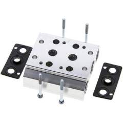 E.MC V 51-2. Mehrfachanschlussplatte (2-fach) für 5/2-Wege & 5/3-Wege Ventile