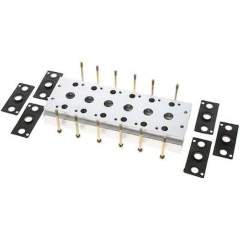 E.MC V 53-6. Mehrfachanschlussplatte (6-fach) für 5/2-Wege & 5/3-Wege Ventile