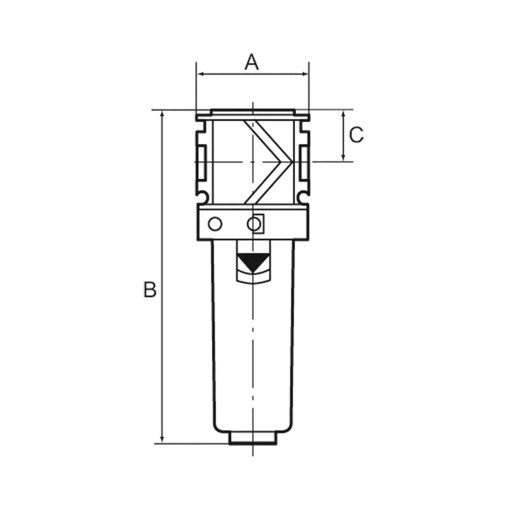 Active charcoal filter »variobloc«, PC container, Size 2, G 1 - Riegler 100696