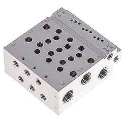 Festo VABM-L1-10W-18-3. Festo-Anschlussplatte 566583 VABM-L1-10W-G18-3