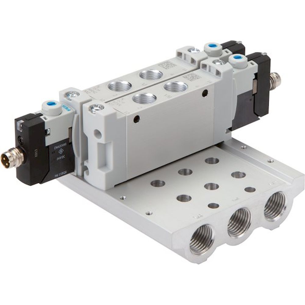 Festo VABM-L1-14S-14-10. Anschlussplatte 566626 VABM-L1-14S-G14-10