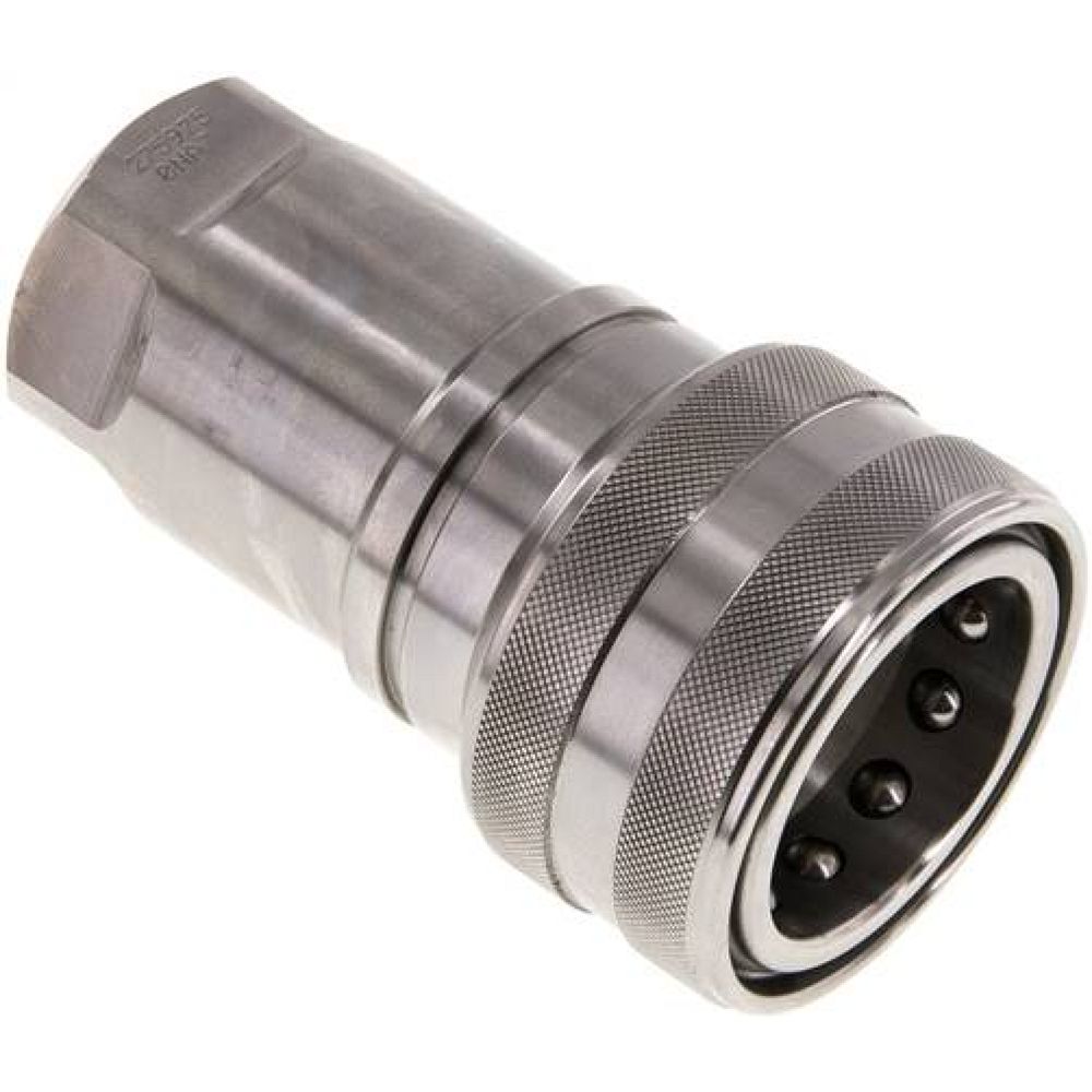 Hydraulikkupplung ISO 7241-1B, Muffe, G 1"(IG),Edelstahl