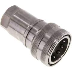 Hydraulikkupplung ISO 7241-1B, Muffe, G 1"(IG),Edelstahl