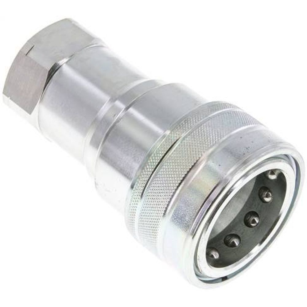 Hydraulikkupplung ISO 7241-1B, Muffe, NPT 1"(IG), Stahl