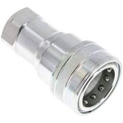 Hydraulikkupplung ISO 7241-1B, Muffe, NPT 1"(IG), Stahl