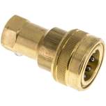 Hydraulikkupplung ISO 7241-1B, Muffe, NPT 1/2"(IG),Messing