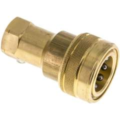 Hydraulikkupplung ISO 7241-1B, Muffe, NPT 1/2"(IG),Messing