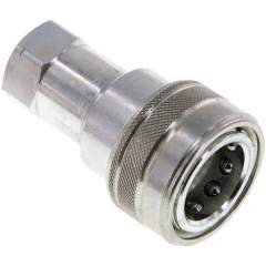 Hydraulikkupplung ISO 7241-1B, Muffe, NPT 1/2"(IG), Stahl