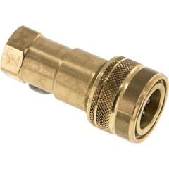 Hydraulikkupplung ISO 7241-1B, Muffe, G 1/4"(IG),Messing