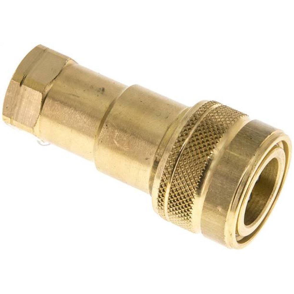 Hydraulikkupplung ISO 7241-1B, Muffe, NPT 1/4"(IG),Messing