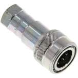 Hydraulikkupplung ISO 7241-1B, Muffe, NPT 1/4"(IG), Stahl