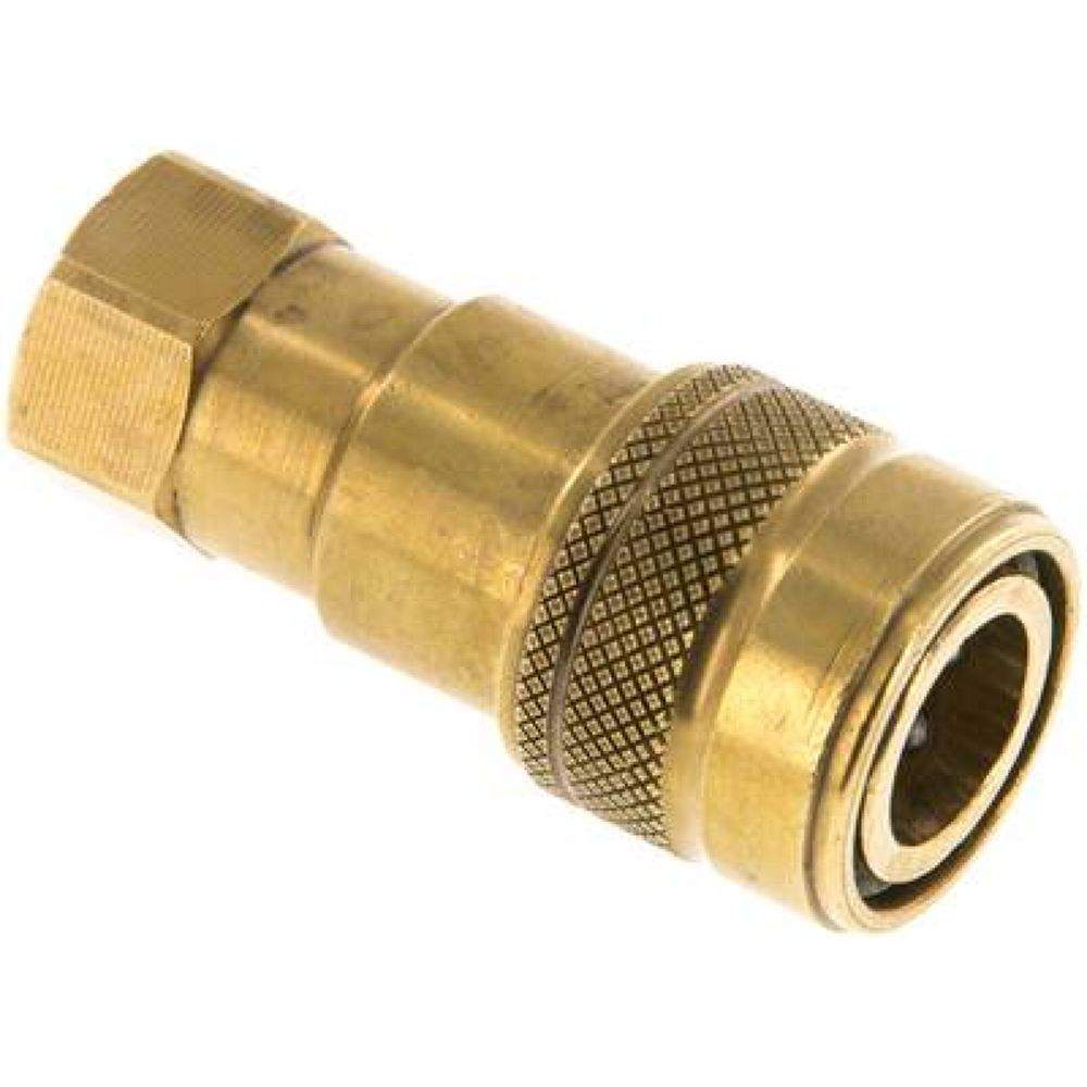 Hydraulikkupplung ISO 7241-1B, Muffe, G 1/8"(IG),Messing