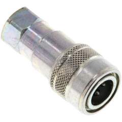 Hydraulikkupplung ISO 7241-1B, Muffe, NPT 1/8"(IG), Stahl