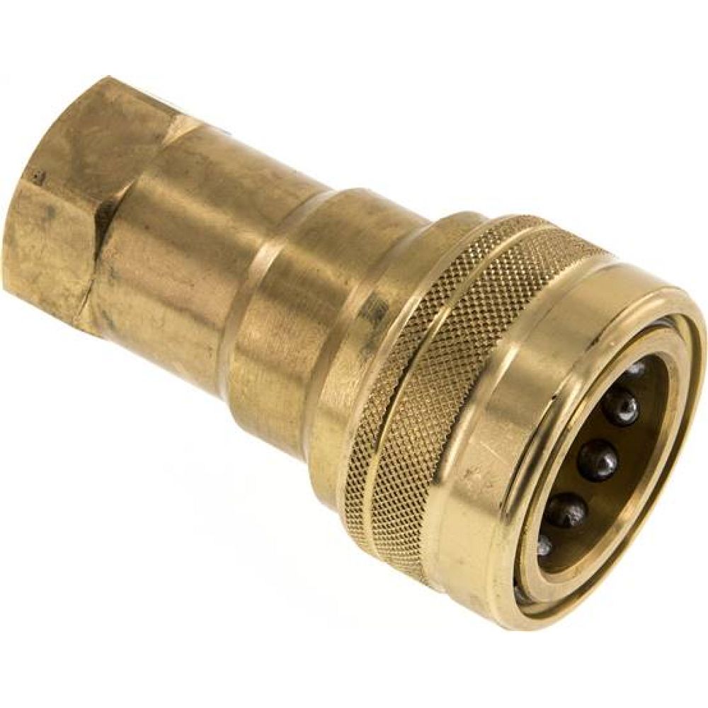 Hydraulikkupplung ISO 7241-1B, Muffe, G 3/4"(IG),Messing