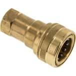 Hydraulikkupplung ISO 7241-1B, Muffe, G 3/4"(IG),Messing