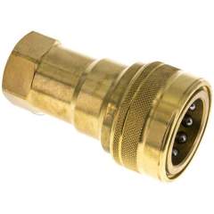 Hydraulikkupplung ISO 7241-1B, Muffe, NPT 3/4"(IG),Messing