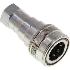 Hydraulikkupplung ISO 7241-1B, Muffe, G 3/8"(IG), Stahl