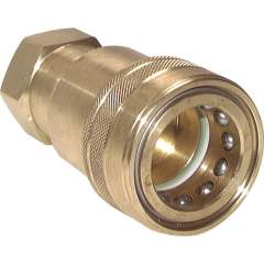 Hydraulikkupplung ISO 7241-1B, Muffe, G 2"(IG),Messing