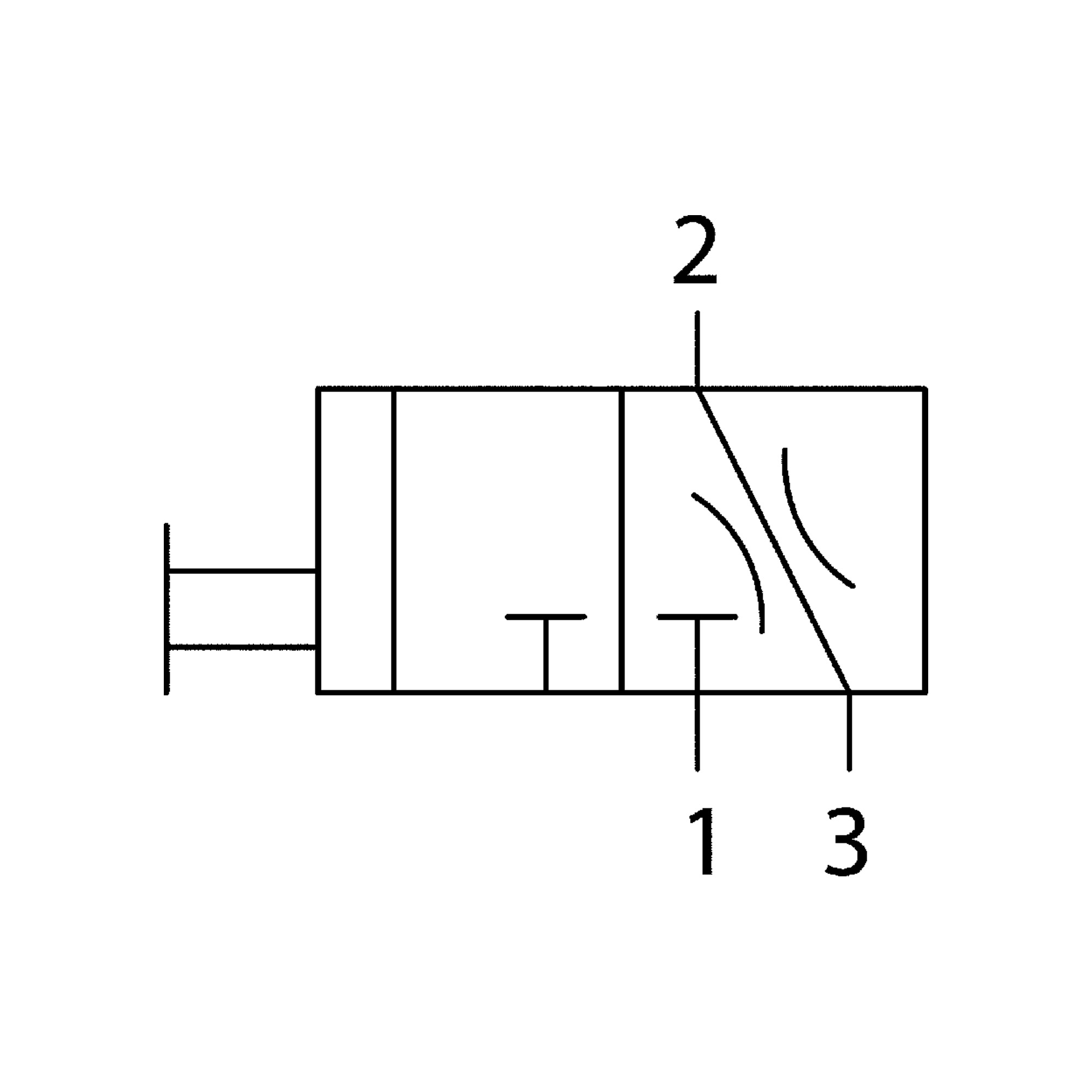 Ball valve 3/2-way »variobloc«, lockable, Size 2, G 1 - Riegler 100731