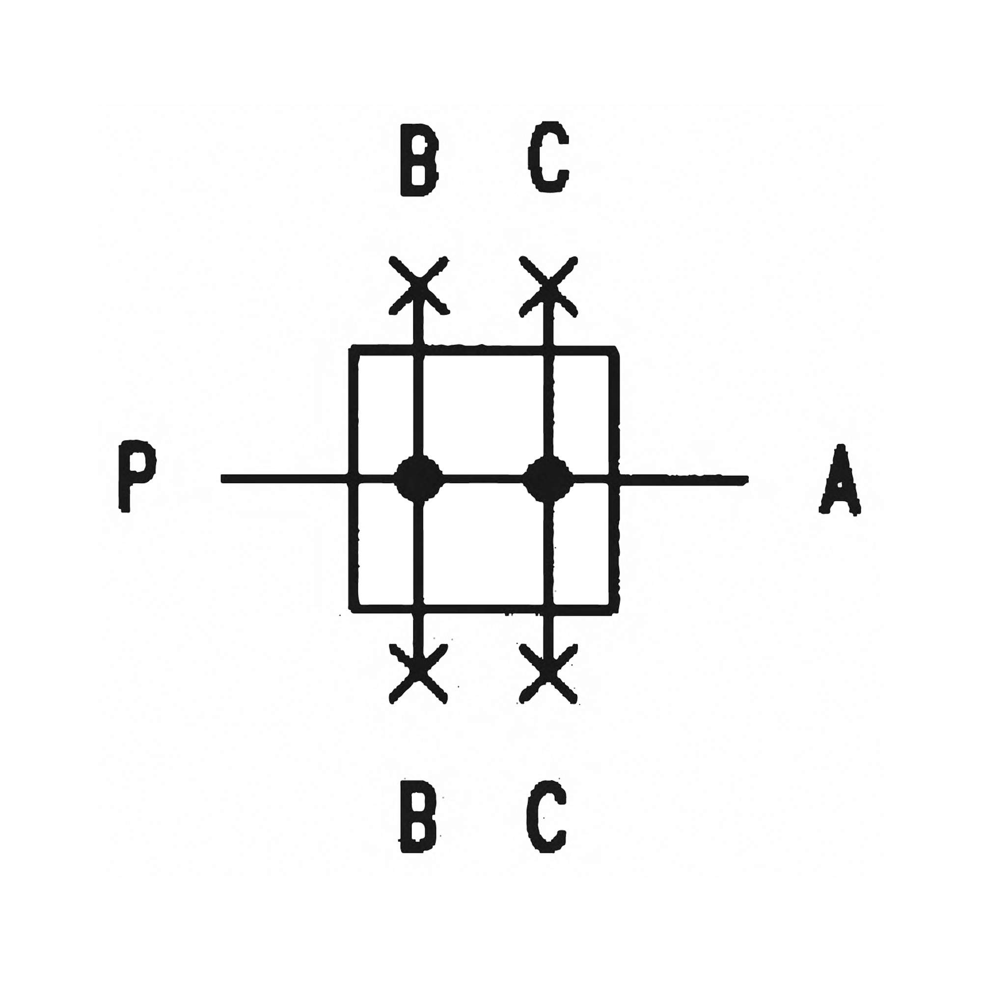 Verteiler »multifix«, schmale Ausführung, BG 3, G 1/2, 4 Abgänge - Riegler 100606