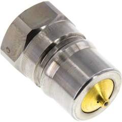 Parker VAS 10 ST-DE. Hydraulikkupplung ISO 7241-1B, Stecker/Druckeleminator, G 1"(IG), Stahl