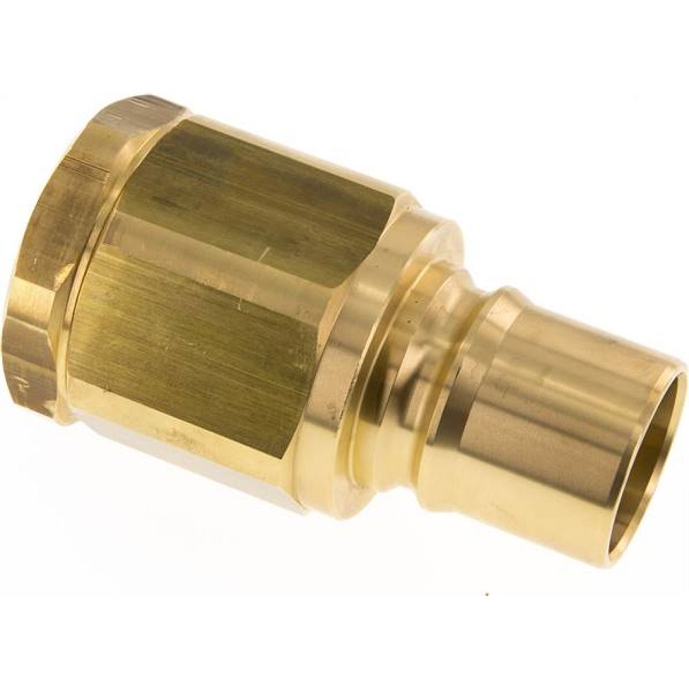 Hydraulikkupplung ISO 7241-1B, Stecker, G 1-1/2"(IG),Messing