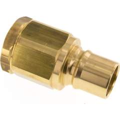 Hydraulikkupplung ISO 7241-1B, Stecker, G 1-1/2"(IG),Messing