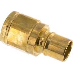 Hydraulikkupplung ISO 7241-1B, Stecker, G 1-1/4"(IG),Messing