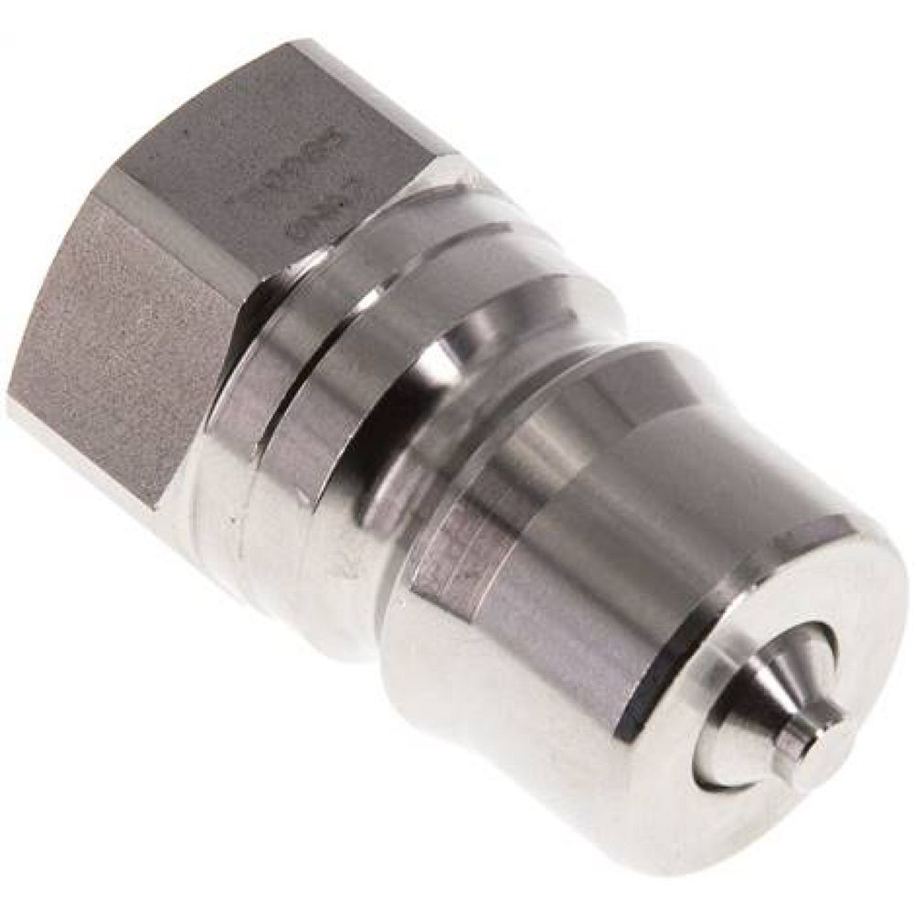 Hydraulikkupplung ISO 7241-1B, Stecker, G 1/2"(IG),Edelstahl