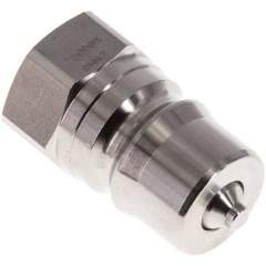 Hydraulikkupplung ISO 7241-1B, Stecker, G 1/2"(IG),Edelstahl