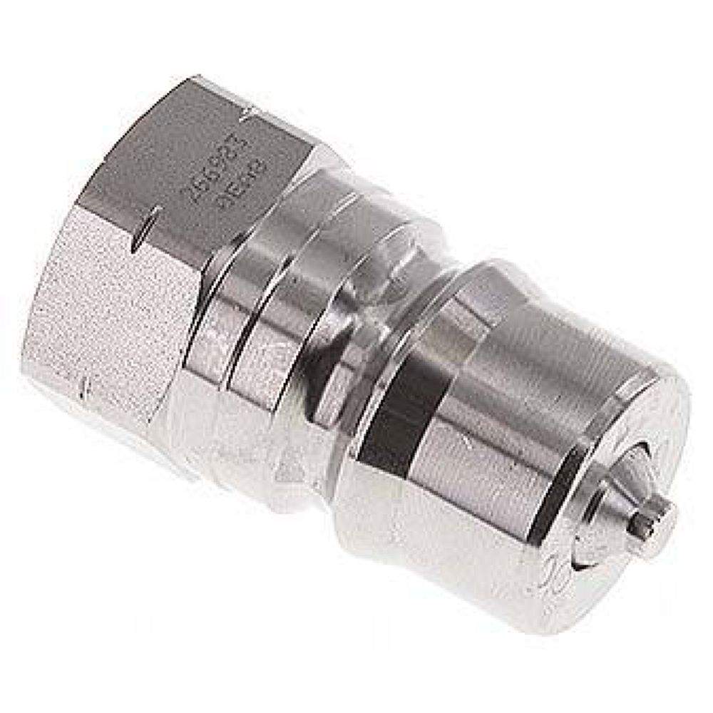 Hydraulikkupplung ISO 7241-1B, Stecker, NPT 1/2"(IG),Edelstahl