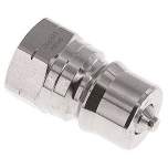 Hydraulikkupplung ISO 7241-1B, Stecker, NPT 1/2"(IG),Edelstahl