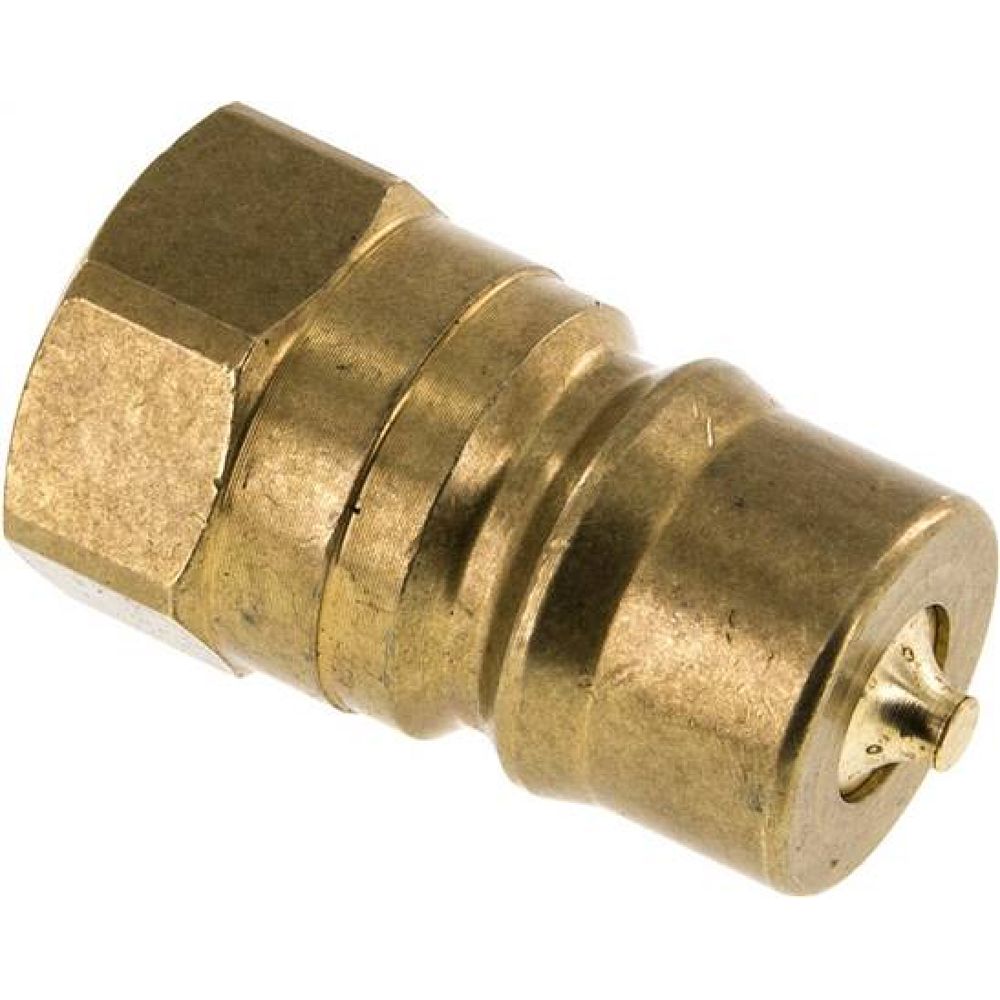 Hydraulikkupplung ISO 7241-1B, Stecker, G 1/2"(IG),Messing