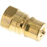 Hydraulikkupplung ISO 7241-1B, Stecker, NPT 1/2"(IG),Messing