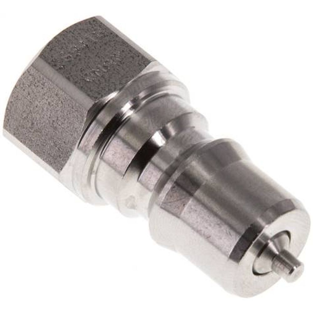 Hydraulikkupplung ISO 7241-1B, Stecker, G 1/4"(IG),Edelstahl
