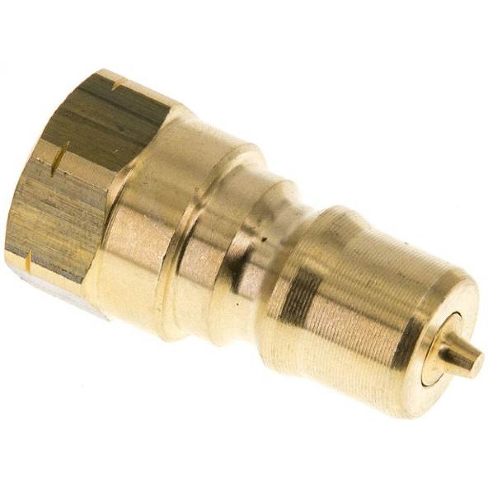 Hydraulikkupplung ISO 7241-1B, Stecker, NPT 1/4"(IG),Messing