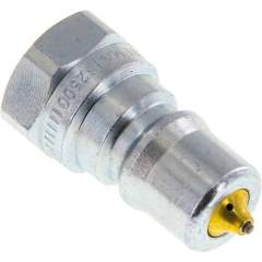 Parker VAS 14 ST-DE. Hydraulikkupplung ISO 7241-1B, Stecker/Druckeleminator, G 1/4"(IG), Stahl